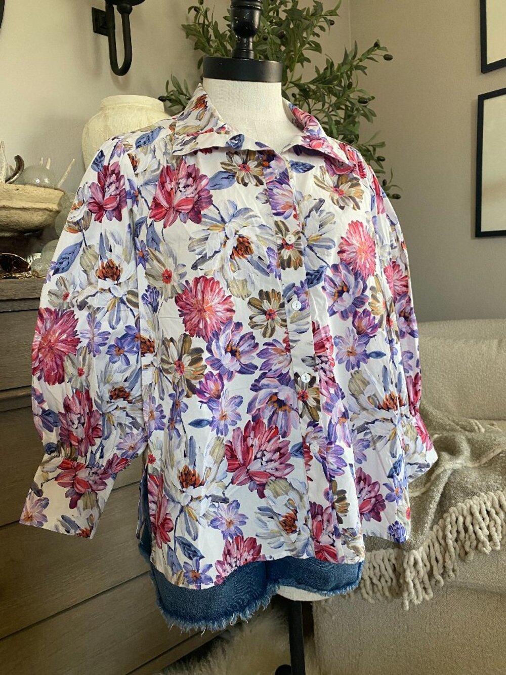 Christy Lynn | Floral Button Down
